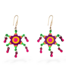 ARETES PIÑATA MORADO