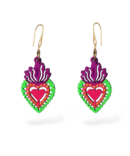 ARETE SAGRADO CORAZÓN VERDE - MORADO