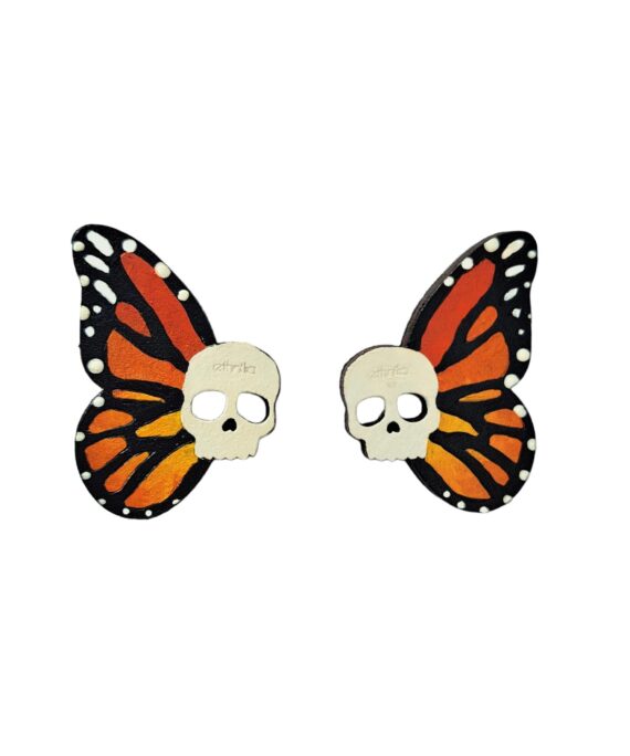 Aretes artesanales mexicanos mariposas