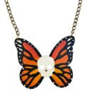 Collar artesanal mexicano mariposa