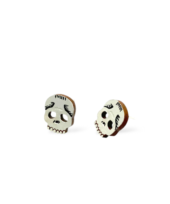 BROQUEL CALAVERA GRABADA