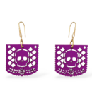ARETE PAPEL PICADO CALAVERA MORADO