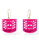 ARETE PAPEL PICADO CALAVERA ROSA