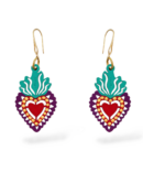 ARETE SAGRADO CORAZÓN MORADO - TURQUESA