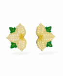 ARETES NOCHEBUENAS blanco