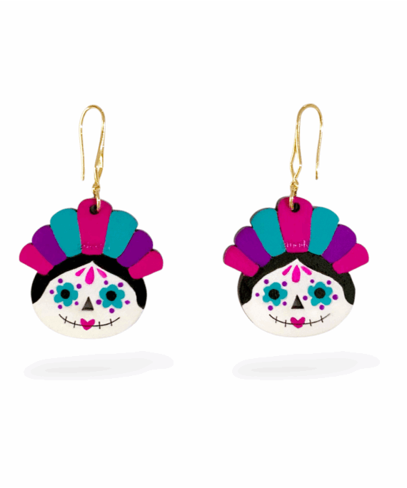 ARETES LELE CATRINA colorido