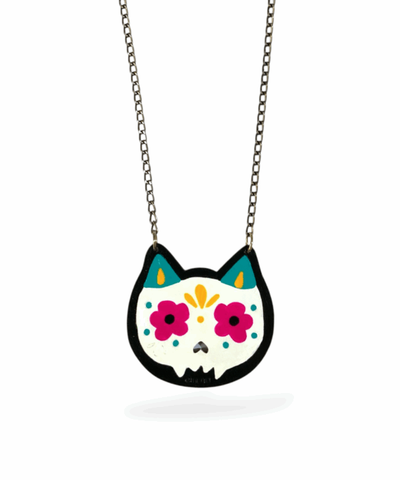 COLLAR GATO CALAVERA