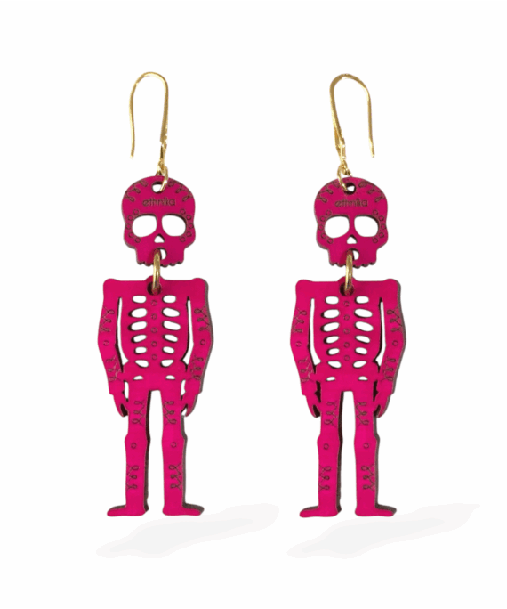 ARETE ESQUELETO rosa