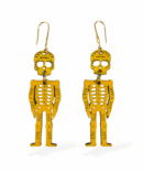 ARETE ESQUELETO amarillo