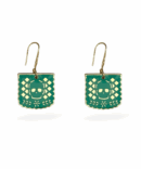EDICIÓN 17 AÑOS ARETES METAL PAPEL PICADO turquesa