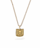 EDICIÓN 17 AÑOS COLLAR METAL PAPEL PICADO dorado